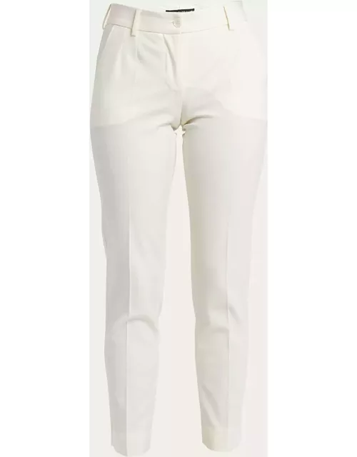 Straight Wool Stretch Pant