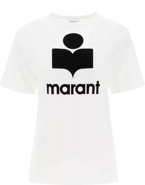 ISABEL MARANT ETOILE zewel t-shirt with flocked logo