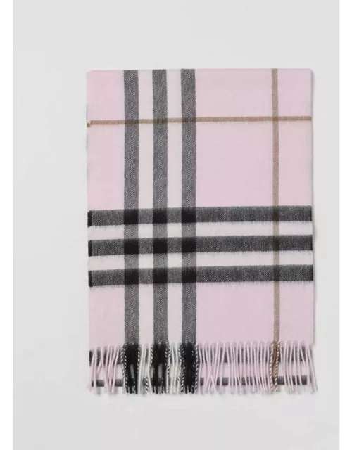 Scarf BURBERRY Woman colour Pink