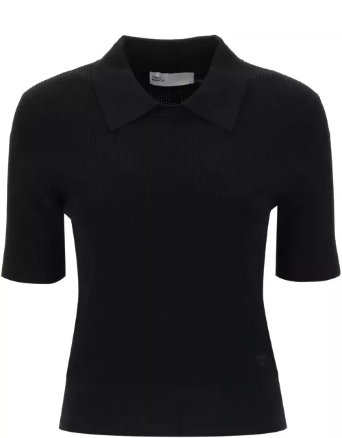 TORY BURCH knitted polo shirt