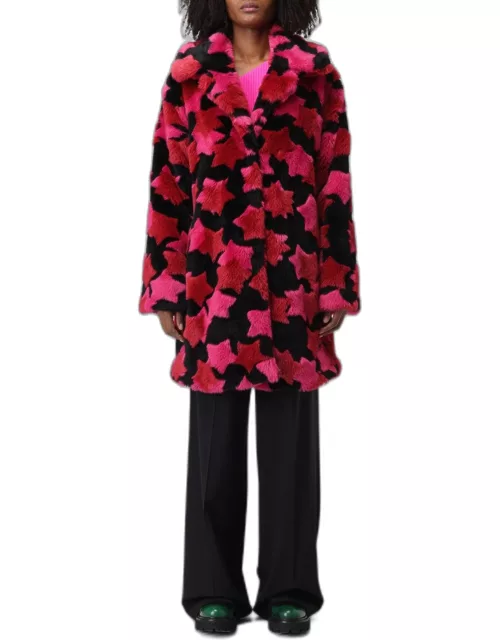 Fur Coats VERSACE JEANS COUTURE Woman colour Multicolor