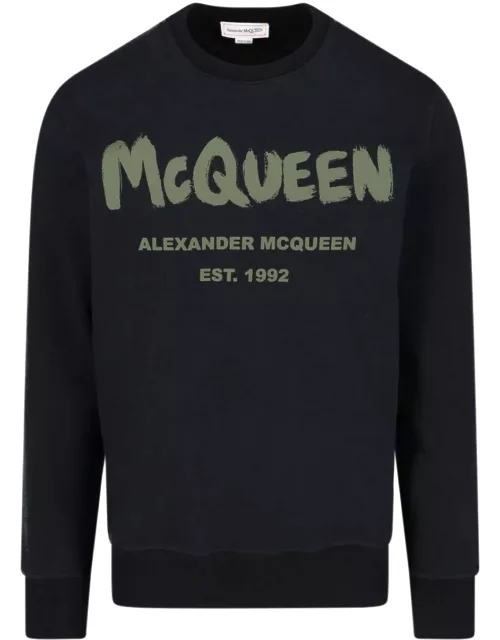 Alexander McQueen Logo Crewneck Sweatshirt