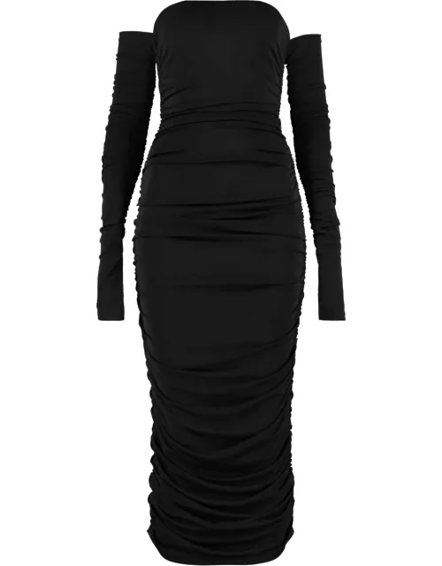 The Andamane Draped Jersey Dres