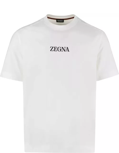 Zegna Cotton Crew-neck T-shirt