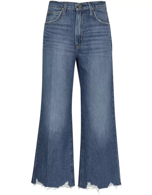 Frame The Relaxed Cropped Jeans - Blue - 27 (W27 / UK8-10 / S)