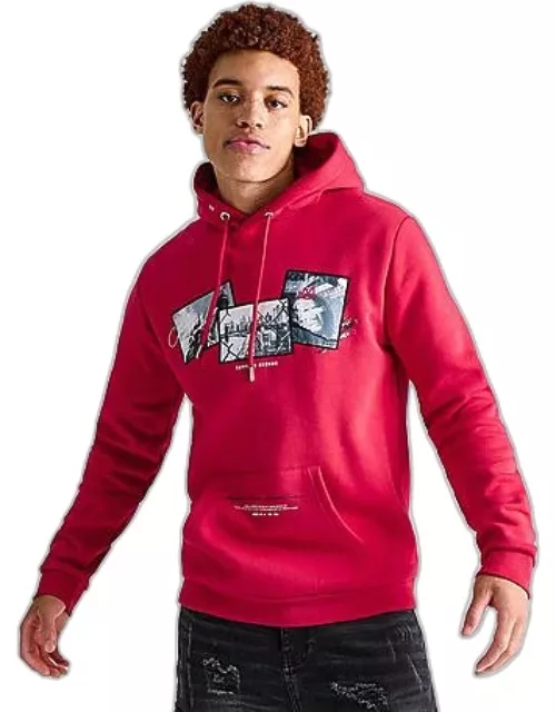 Men's Supply And Demand Stack Graphic Pullover Hoodie