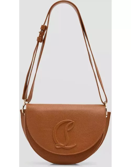 By My Side Crossbody in Leather with CL Logo