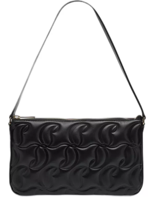 Loubila Shoulder Bag in CL Embossed Nappa Leather