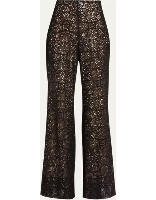 Piper Lace Flare Pant