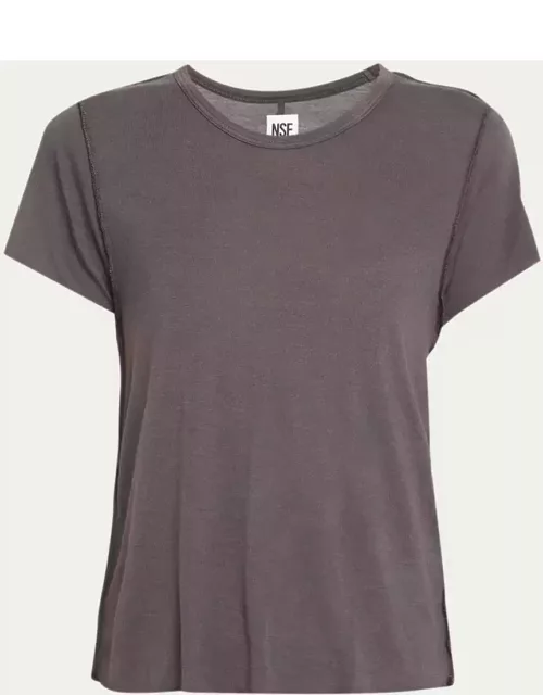 Tara Modal-Cashmere Short-Sleeve T-Shirt