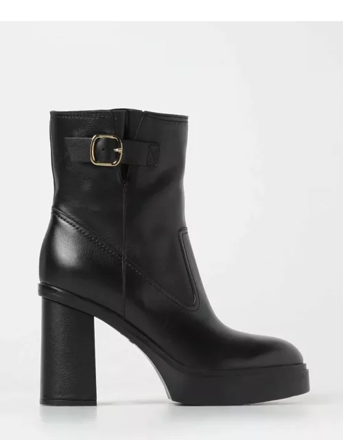 Heeled Ankle Boots SANTONI Woman colour Black
