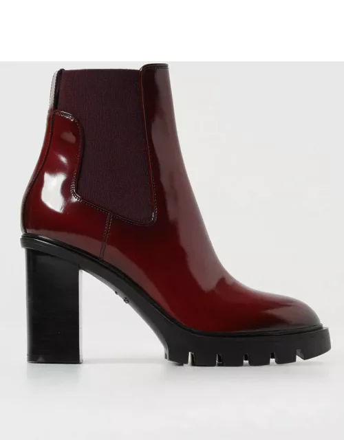 Heeled Ankle Boots SANTONI Woman colour Red