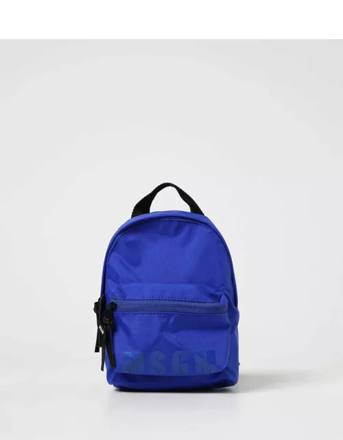 Backpack MSGM Woman colour Blue