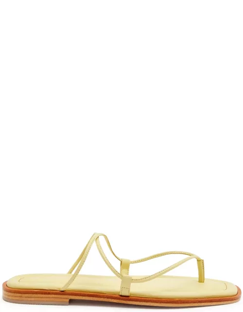 A. emery Nodi Leather Sandals - Yellow - 40 (IT40 / UK7)