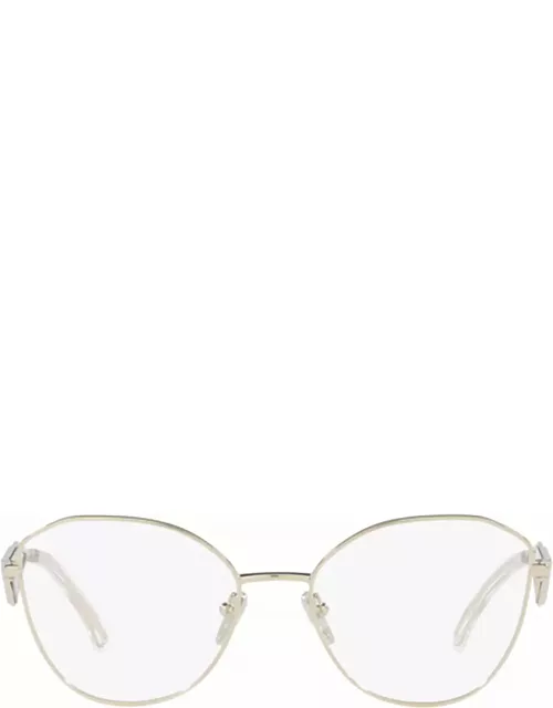 Prada Eyewear Pr 52zv Pale Gold Glasse