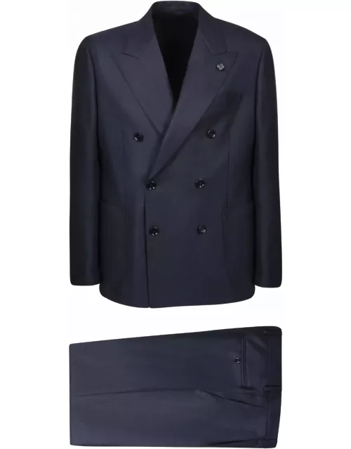 Lardini Special Line Blue/black Suit