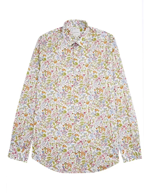 Paul Smith Floral-print Cotton Shirt - Multicoloured - 39 (C15.5 / M)