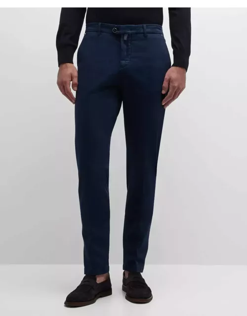 Men's Slim-Fit Flat-Front Trouser