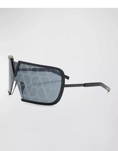 V-Romask Titanium & Acetate Shield Sunglasse