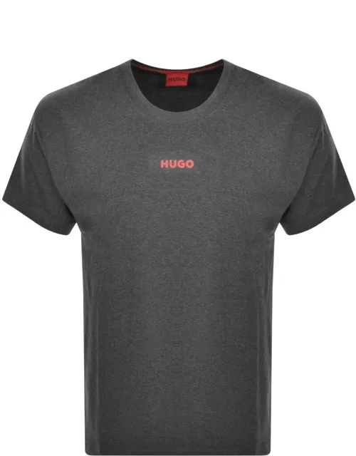 HUGO Loungewear Linked T Shirt Grey
