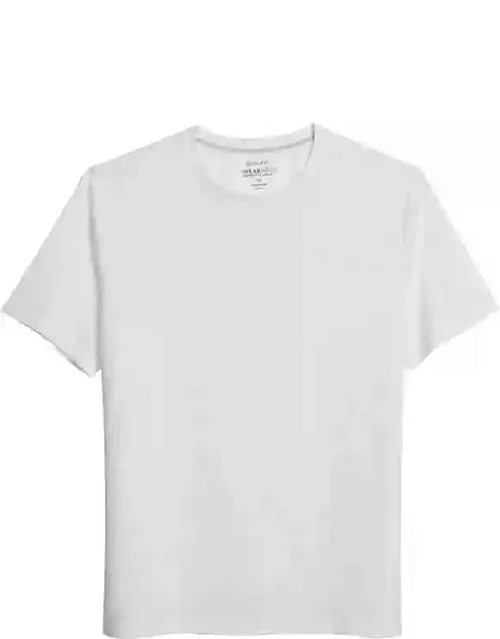 Awearness Kenneth Cole Men's Slim Fit Performance Tech Crewneck T-Shirt White