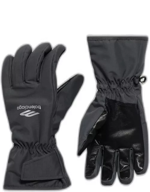 Men's 3B Sports Icon Nylon and Leather Ski Glove