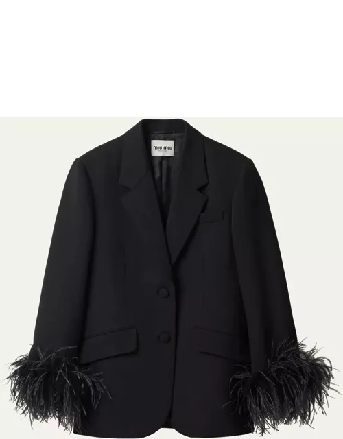 Jacket With Feather