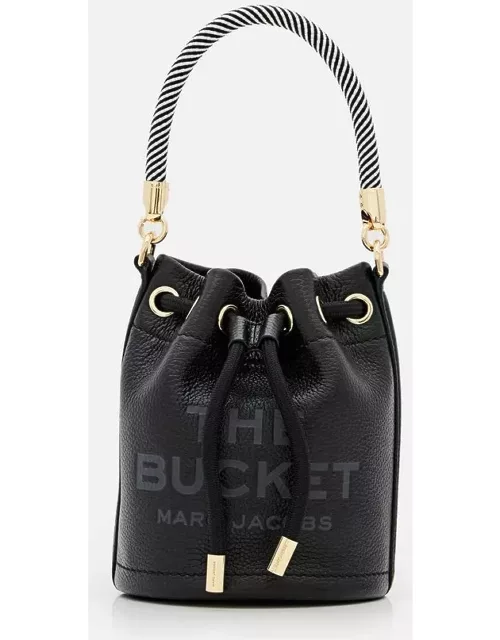 Marc Jacobs The Mini Leather Bucket Bag Black TU