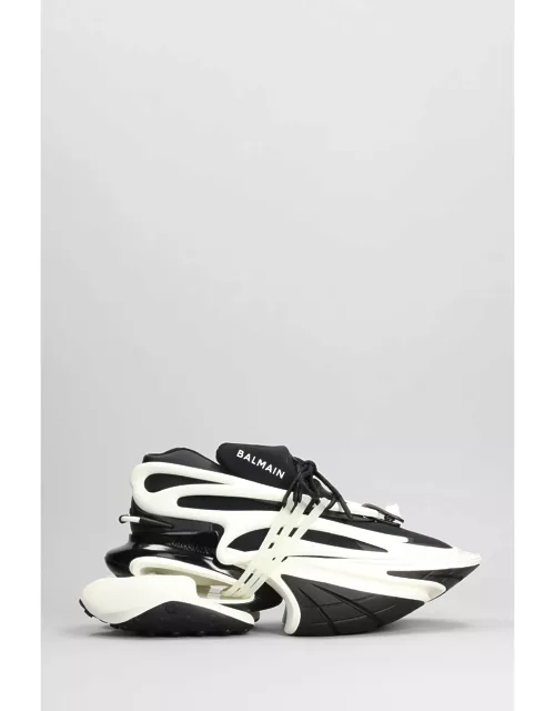 Balmain White And Black Unicorn Sneaker