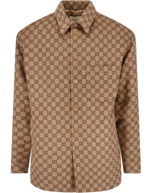 Gucci 'Gg' Padded Shirt Jacket