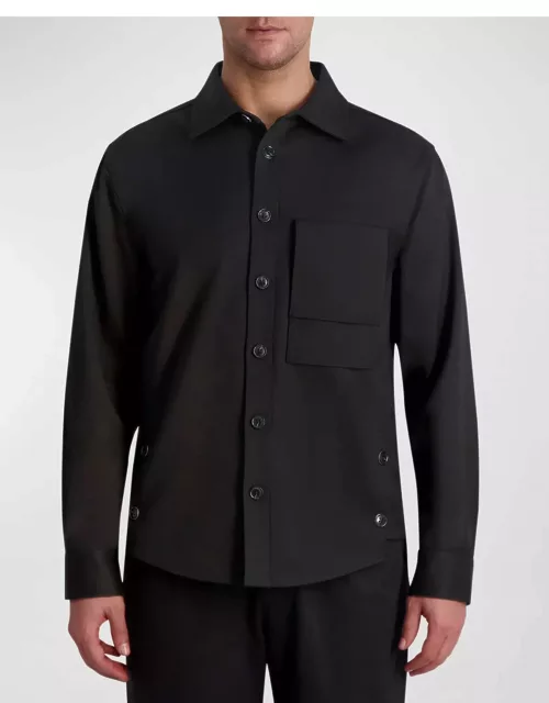 Men's Shirt Jacket with Over