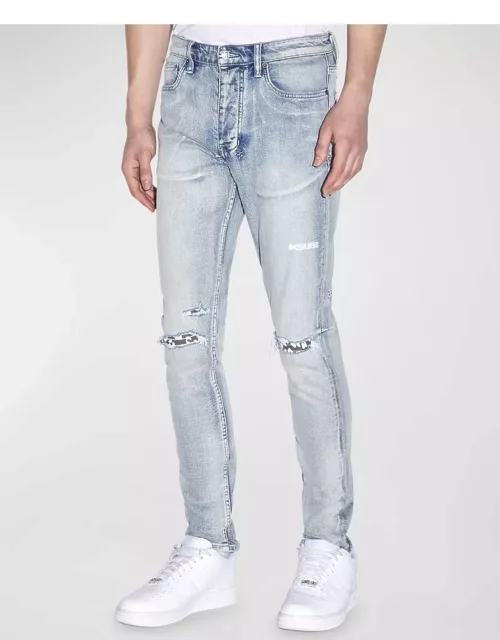 Men's Chitch Punk Blue Shred Jean