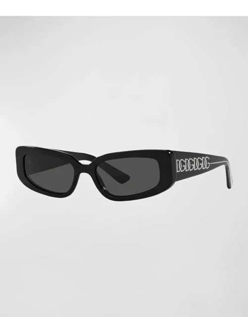 Interlocking DG Acetate Cat-Eye Sunglasse