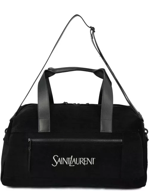 Saint Laurent Logo Jacquard Travel Bag