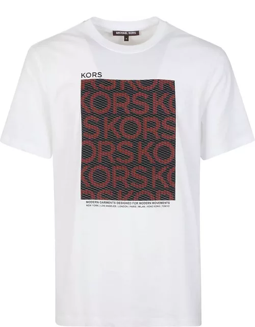Michael Kors Graphic Printed Crewneck T-shirt