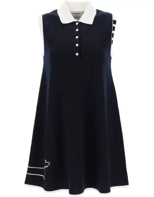 Thom Browne Collared Sleeveless Dres
