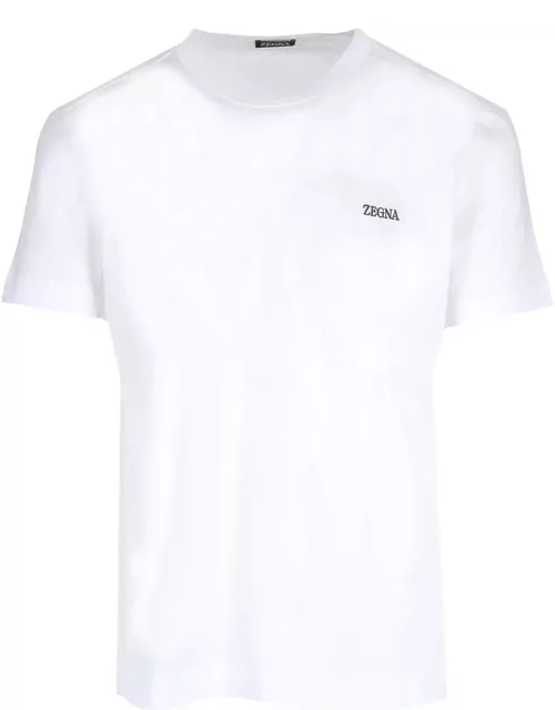 Zegna T-shirt With Mini Logo