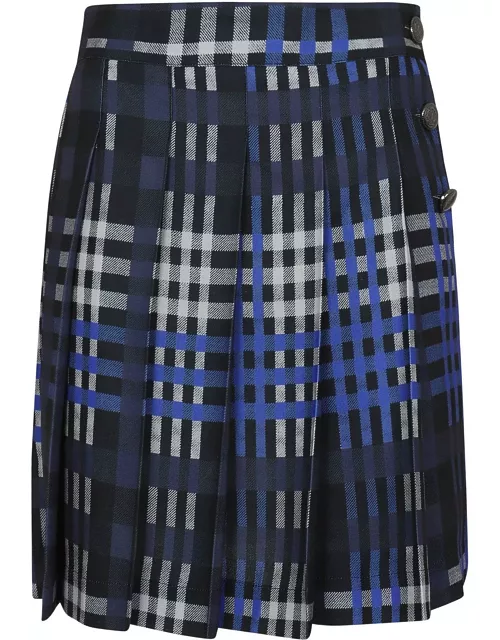 MSGM High Waist Pleated Skirt