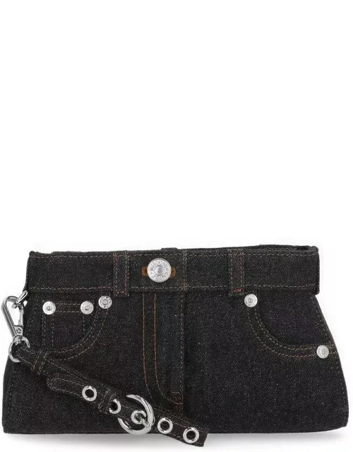 M05CH1N0 Jeans Jeans Denim Clutch Bag