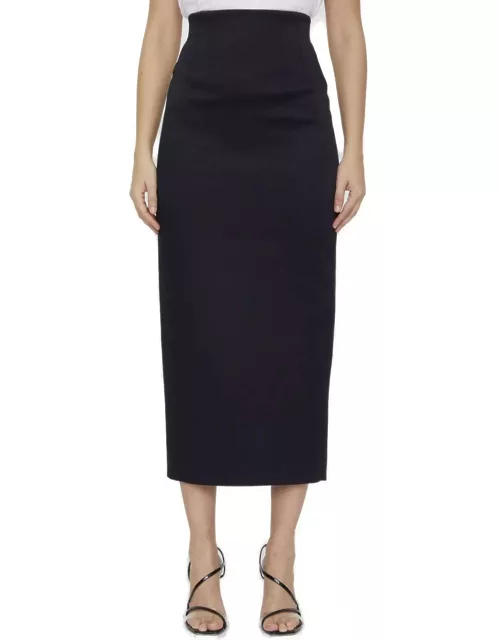 Khaite The Loxley High-waist Skirt