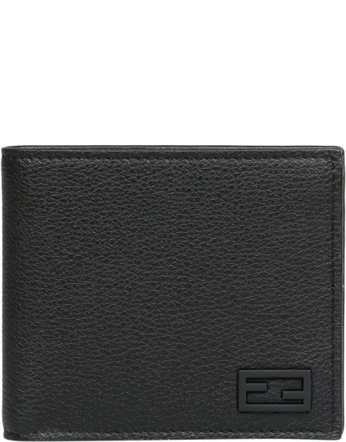 Fendi Logo Patch Bi-fold Wallet