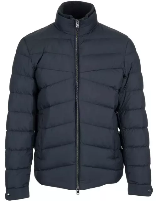 Woolrich Zip Up High-neck Puffer Jacket
