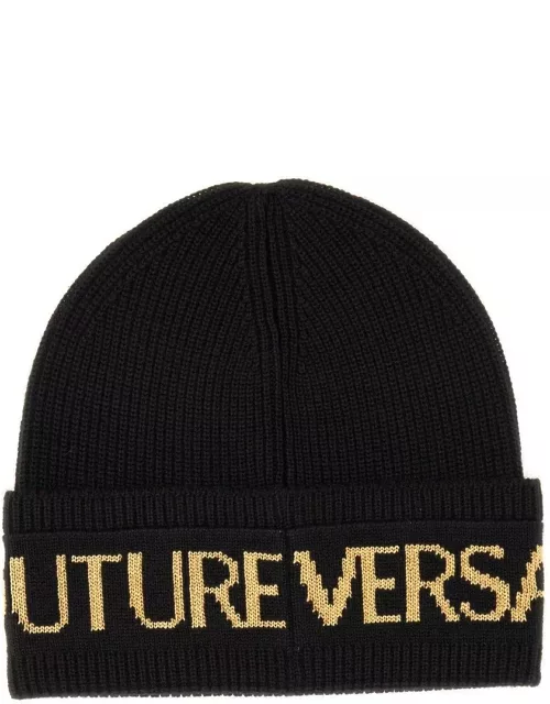 Logo Intarsia-knit Beanie Versace Jeans Couture