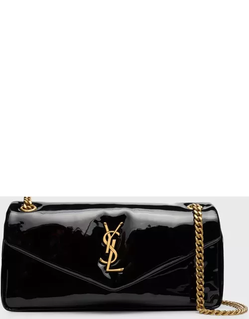 Claypso Small YSL Shoulder Bag in Patent Leather