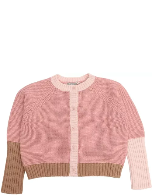 Il Gufo Long Sleeved Knitted Cardigan