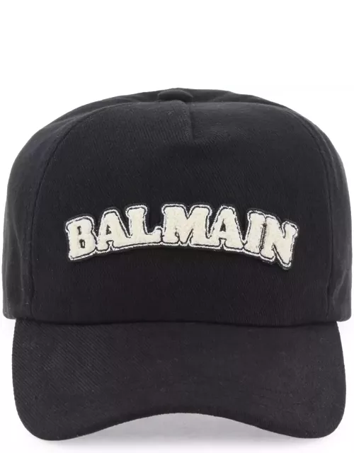 Balmain Terry Logo Baseball Cap