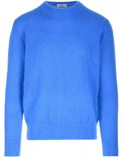 Off-White Mohair Knit Sweater