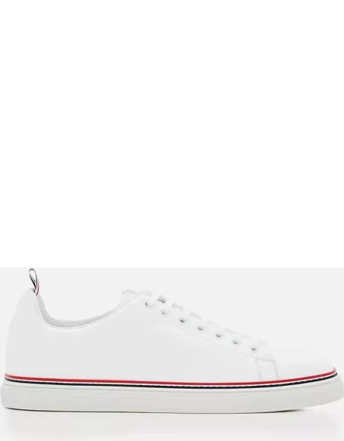 Thom Browne Calf Leather Tennis Shoes White