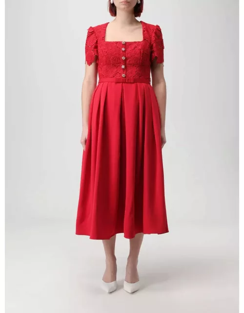 Dress SELF-PORTRAIT Woman colour Red