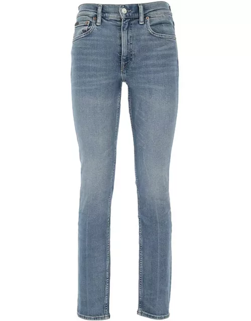Polo Ralph Lauren Whiskering Effect Slim-cut Jeans Jean